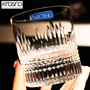 Krosno进口水晶玻璃手工xo威士忌酒洋酒杯樽酒瓶烈酒杯子酒具套装