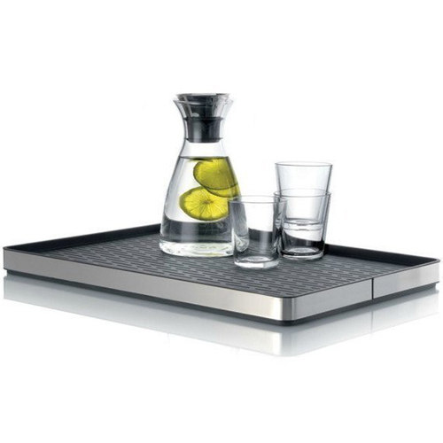 北欧式茶水杯咖啡不锈钢加厚托盘