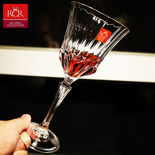 意大利RCR进口水晶玻璃高脚杯红酒杯白葡萄酒气泡酒杯子家用套装