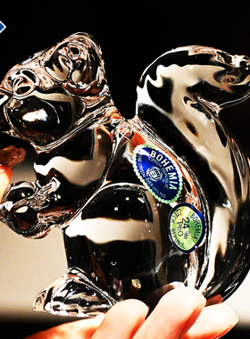 捷克BOHEMIA进口水晶玻璃摆件