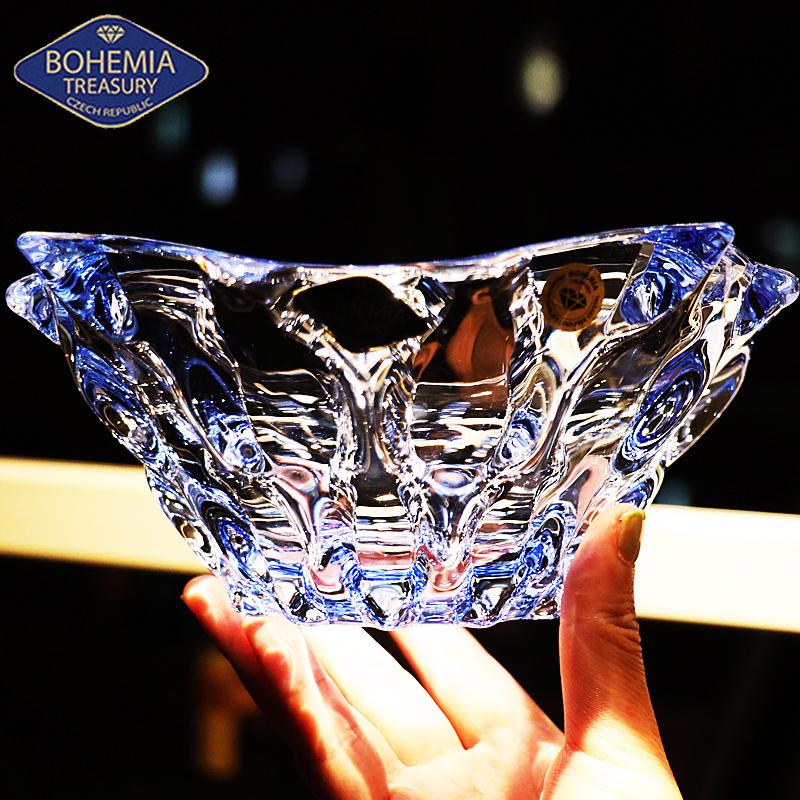捷克BOHEMIA水晶材质果盘