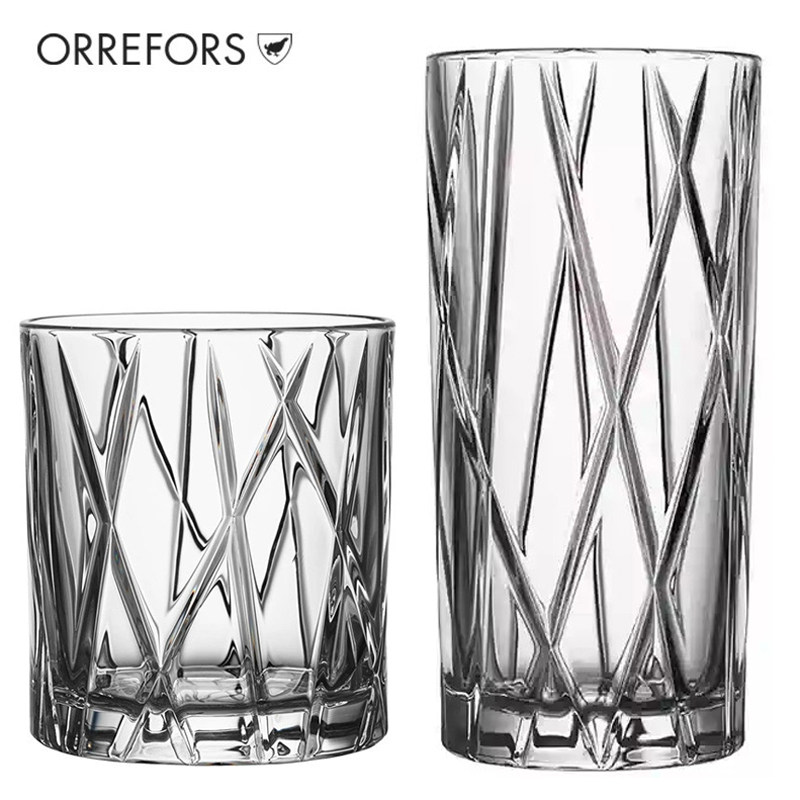 KOSTA BODA瑞典进口水晶玻璃威士忌洋酒洋鸡尾酒杯高杯子礼物套装