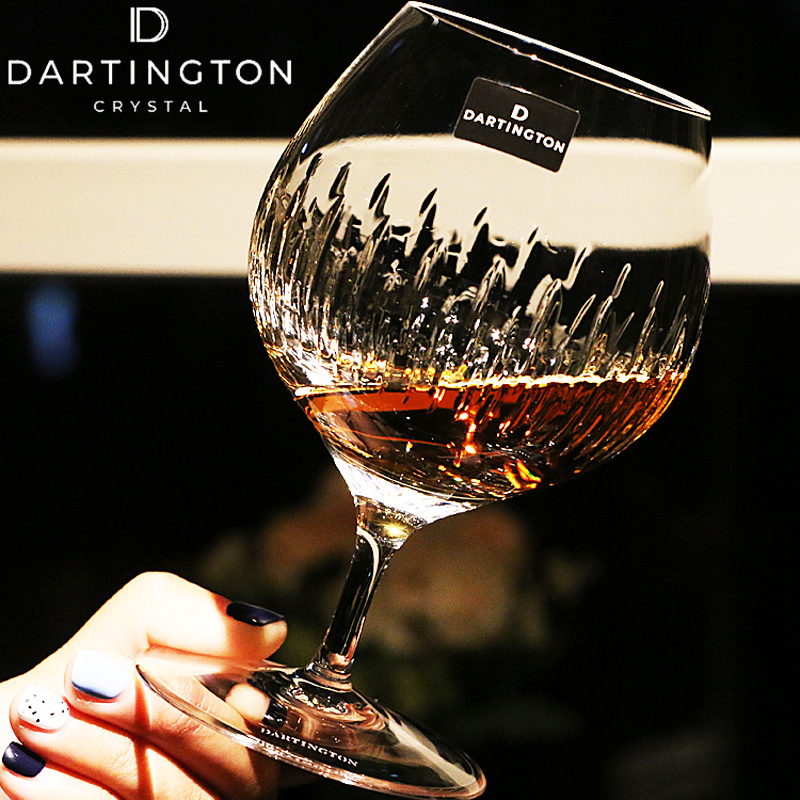 英国DARTINGTON进口水晶白兰地杯