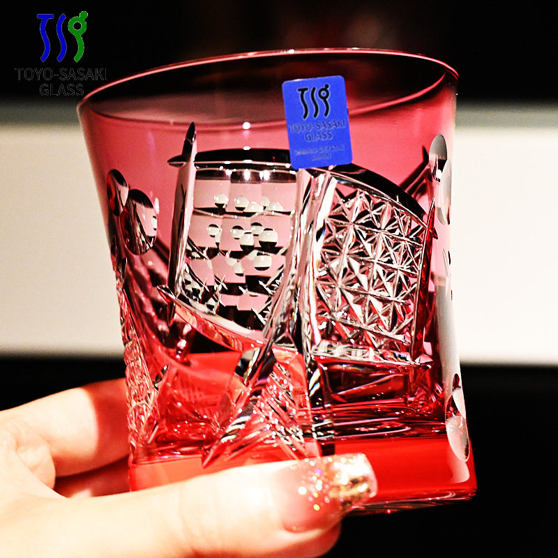 江户切子水晶玻璃馈赠礼物洋酒杯