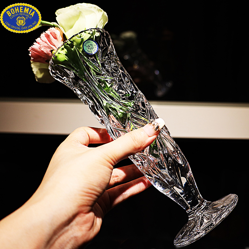 BOHEMIA捷克进口水晶玻璃花瓶