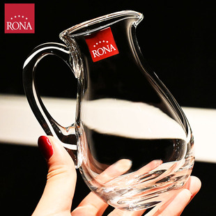 斯洛伐克进口RONA水晶玻璃白酒分酒器红葡萄酒醒酒器果汁壶分酒壶