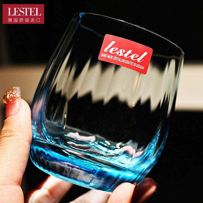 德国进口LESTEL彩色水晶玻璃杯