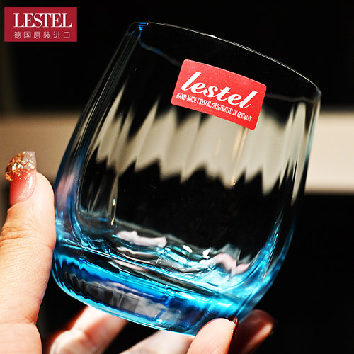 德国进口LESTEL彩色水晶玻璃杯
