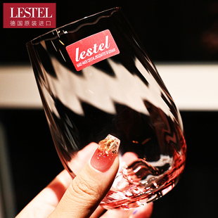 德国进口LESTEL彩色水晶玻璃杯茶水杯果汁杯饮料杯啤酒杯牛奶杯子