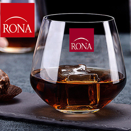 Rona捷克进口花茶杯啤酒水晶玻璃