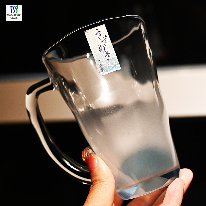 日本进口东洋佐佐木把手杯起泡精酿啤酒杯果汁饮料杯泡花茶水杯子,餐饮具,啤酒杯,淘宝优惠券,粉丝福利购,淘宝优惠卷