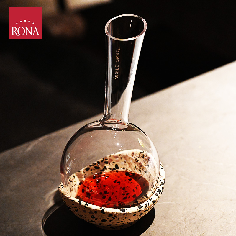 RONA捷克进口水晶玻璃手工红酒醒酒器容器快速冰镇白葡萄酒倒酒壶