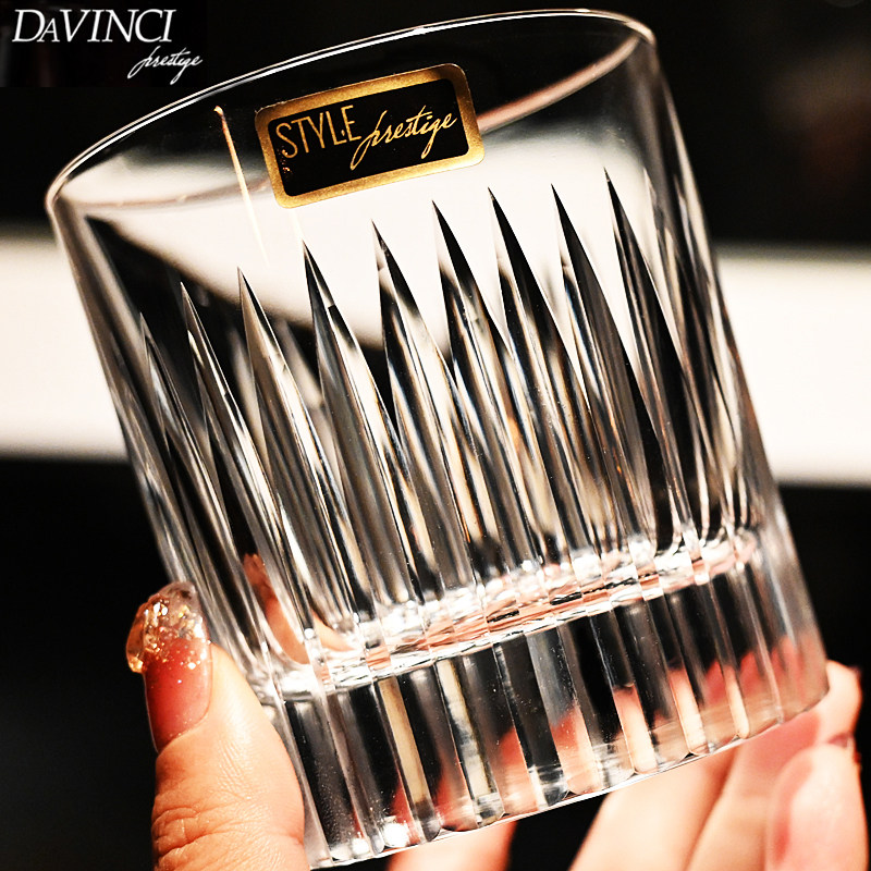 意大利进口奢华水晶玻璃威士忌杯洋酒杯白兰地杯啤酒杯子礼盒套装