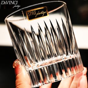 意大利进口奢华水晶玻璃威士忌杯洋酒杯白兰地杯啤酒杯子礼盒套装