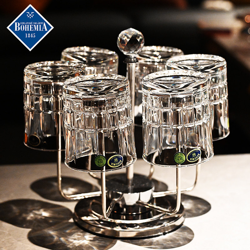 捷克进口BOHEMIA水晶玻璃威士忌啤酒杯酒樽果汁茶杯送礼酒具套装,餐饮具,洋酒/威士忌杯,淘宝优惠券,粉丝福利购,淘宝优惠卷