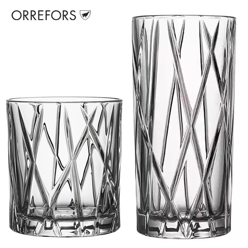 KOSTA BODA瑞典进口水晶玻璃威士忌洋酒洋鸡尾酒杯高杯子礼物套装