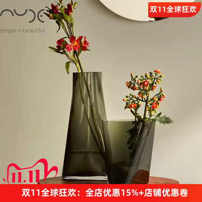 原装进口水晶玻璃花瓶摆件