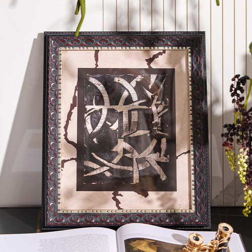 中古摆件高级感挂画客厅壁柜装饰