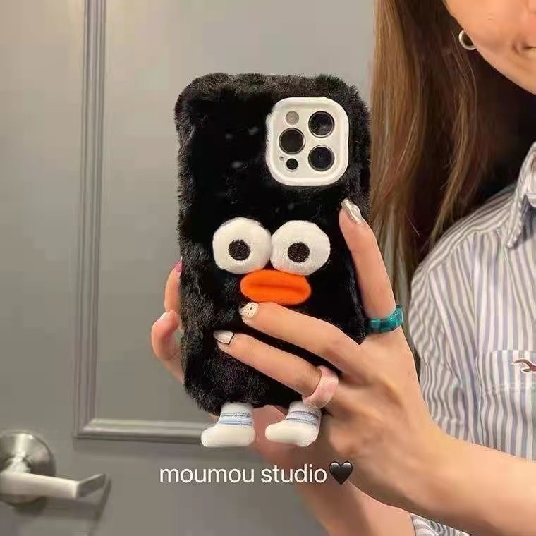 A5X抖音同款oppoA3pro/a3X/A2m公仔k12/A58x手机壳OPPOFindx9/8/7毛绒OPPO Reno14pro+/13/12/11香肠嘴A6萌A5