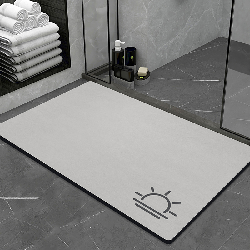 硅藻泥厕所洗手间地垫防滑速干