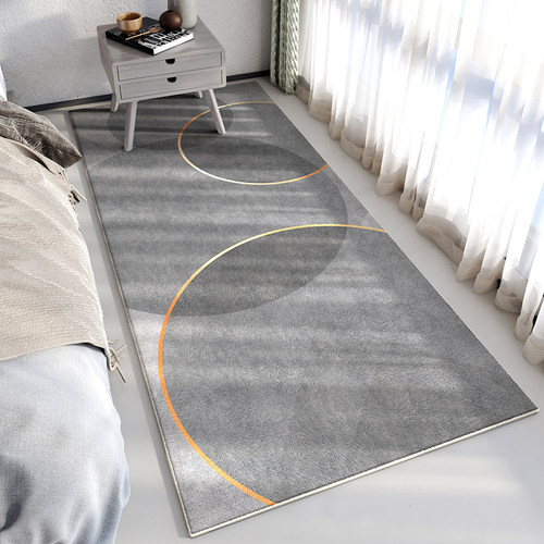 轻奢高级地毯卧室毛绒床边毯家用客厅沙发茶几脚垫主房间床前地垫