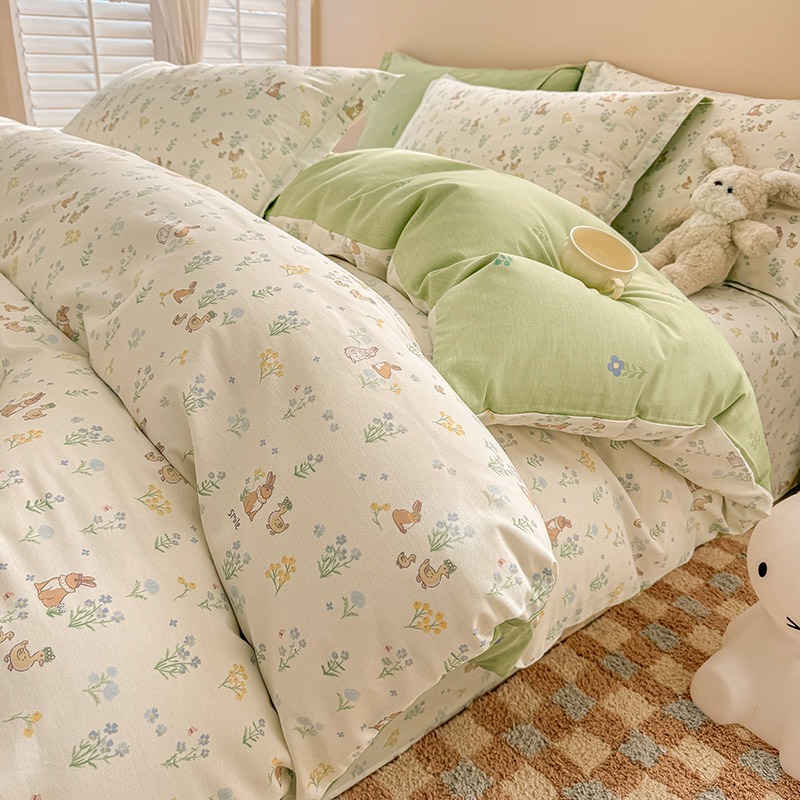 卡通纯棉四件套100全棉床品套件