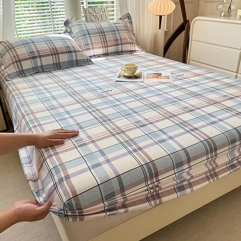 全棉床笠单件100纯棉床罩席梦思防尘防滑罩床垫固定保护罩单人,床上用品,床笠,淘宝优惠券,粉丝福利购,淘宝优惠卷