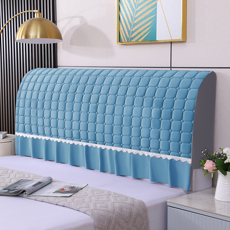 新款床头套罩软包木床靠背防尘套