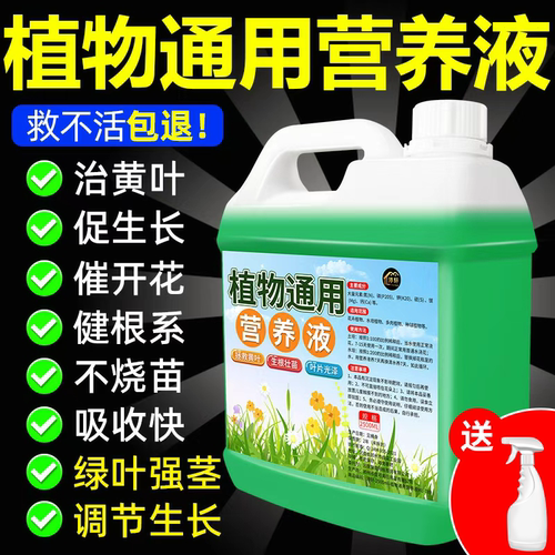 植物营养液通用型培养绿植盆栽花卉花肥液体肥料土培水培治黄叶%