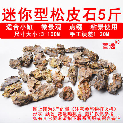 迷你天然松皮石天空之城剑塜造景微景观盆景绿植DIY创意装饰摆件