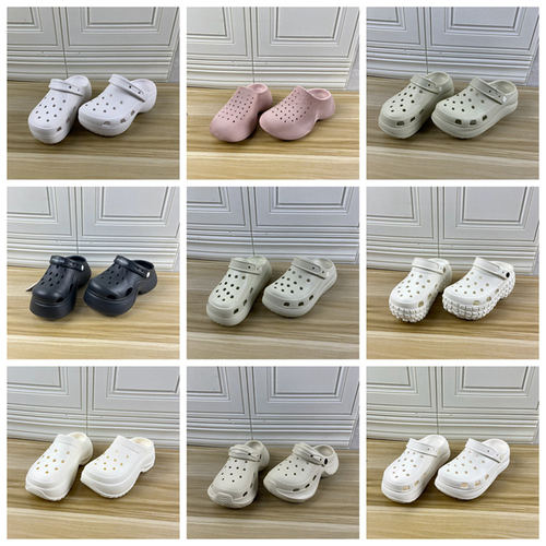 35-36码独码圆头洞洞鞋拖鞋凉鞋