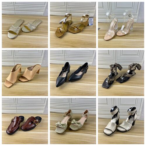 独码时尚圆头纯色单鞋时装凉鞋