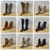 Shoes外贸原单42码 杂款 长靴简约时尚 Lady 新款 圆头孤品捡漏短靴