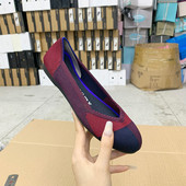 外贸原单新款 单鞋 时尚 休闲居家平底尖头浅口一脚蹬女鞋