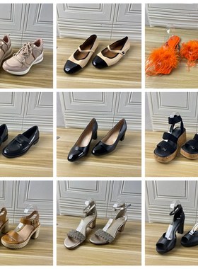 Lady Shoes杂款38.5-39码外贸原单女鞋独码时尚气质粗跟凉鞋单鞋