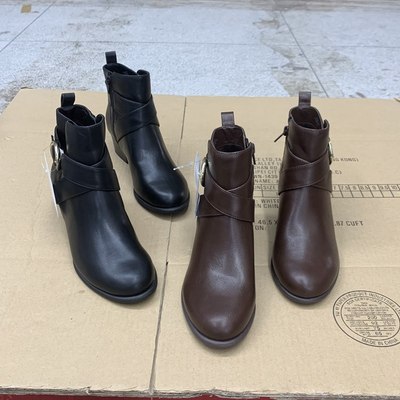 英伦短靴时尚粗跟日常百搭潮流