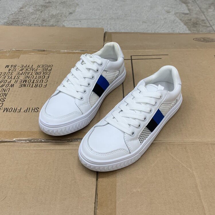 外贸原单小白鞋轻便日常系带平底休闲板鞋运动日常款微瑕介意勿拍