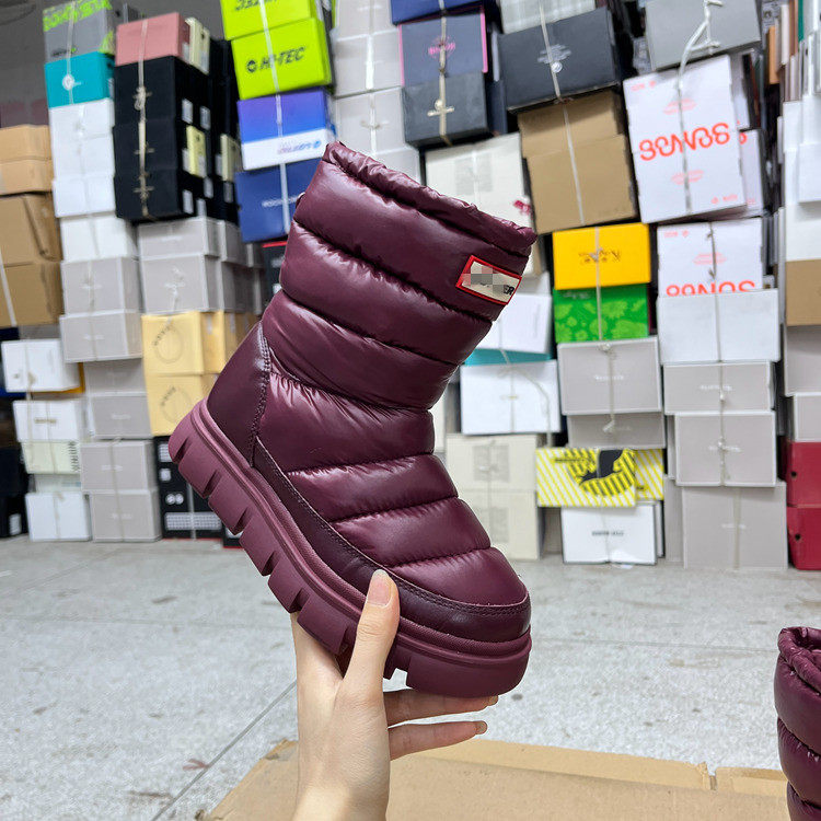 原单大码女厚底保暖防滑雪地靴