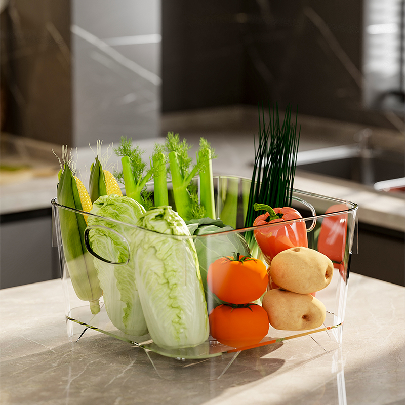 洗菜篮厨房沥水备菜篮手提客厅