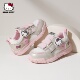 网面透气卡通厚底儿童板鞋 hellokitty童鞋 2026新款 春季 女童运动鞋