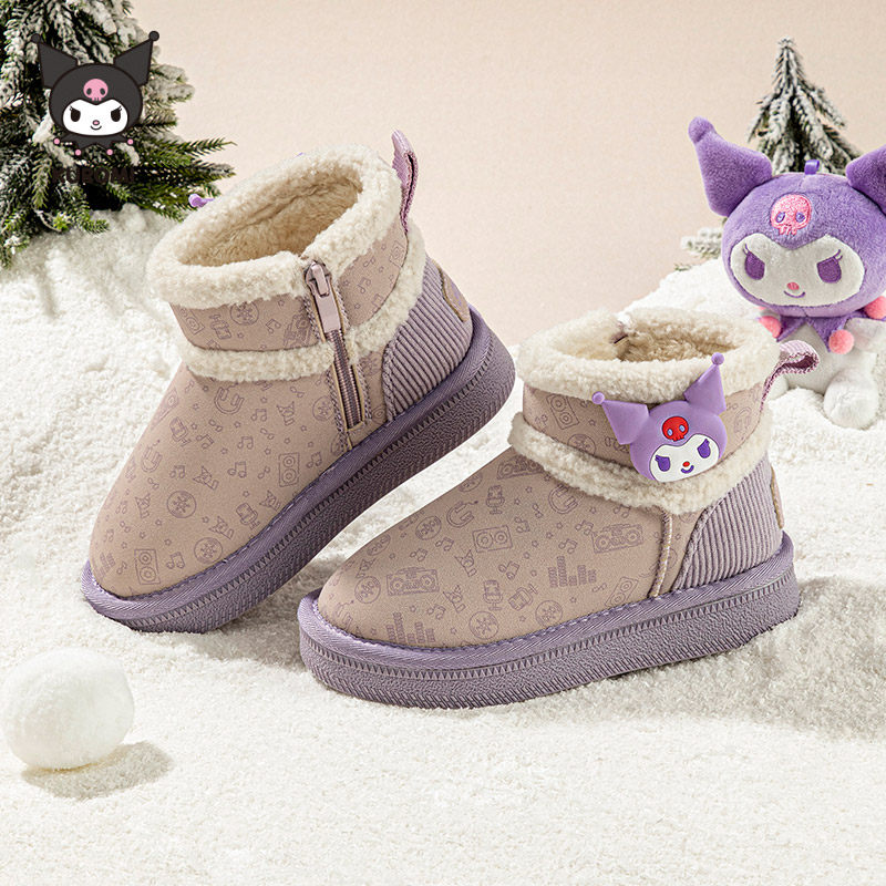 Kuromi库洛米女童雪地靴2025冬季
