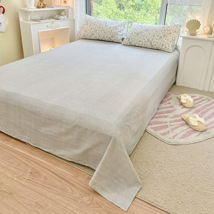 可定制订做尺寸纯棉床单件100全棉春秋小清新大床单人250x270全棉