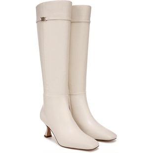 代购 Edelman女士长筒靴轻便舒适透气易穿脱方头细跟拉链闭合 Sam