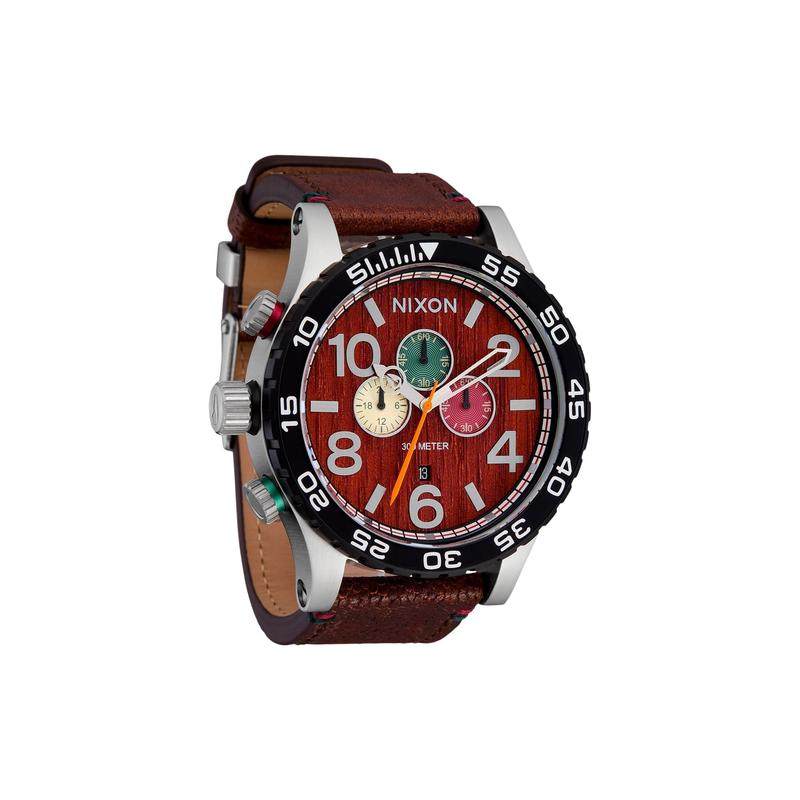 代购Nixon男士腕表计时夜光日期测速皮带金属防水钢壳商务运动