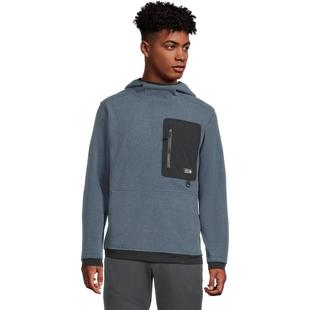 代购Mountain hardwear山浩男士抓绒衣保暖防风透气连帽衫连帽