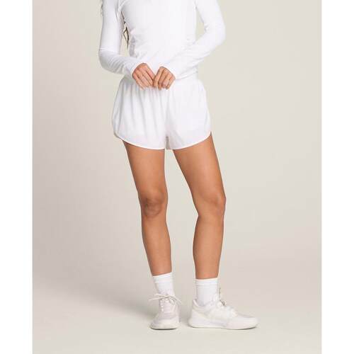 代购Wilson女士网球短裤透气舒适贴合修身活动自如减少摩擦白色