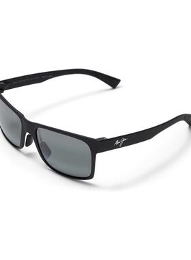 MauiJim男士太阳镜偏光防眩光抗刮擦紫外线防护黑色方形尼龙框架