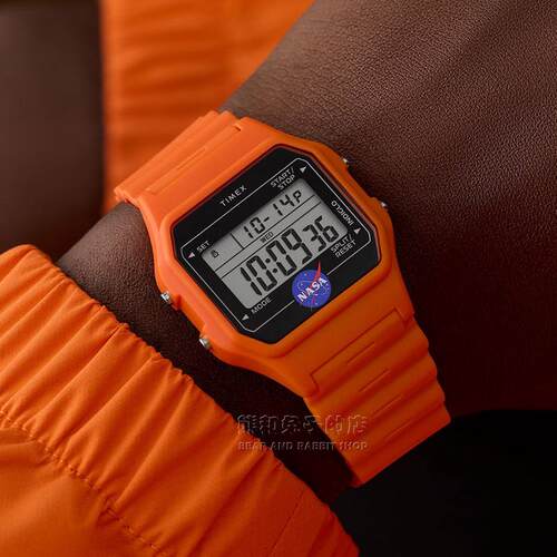 代购Timex X NASA Artemis天美时联名款数字显示男女休闲运动手表