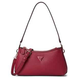 代购 GUESS女士单肩包多隔层设计拉链闭合内置卡位轻便携带红色