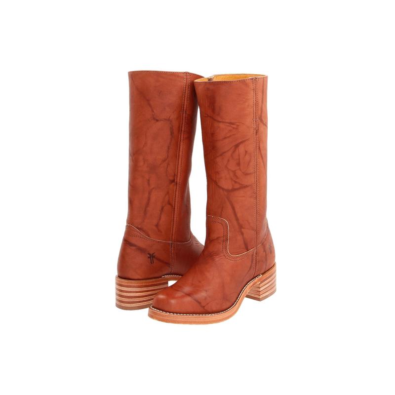 代购FRYE女士长筒靴舒适内衬柔软皮革内里缓冲鞋垫